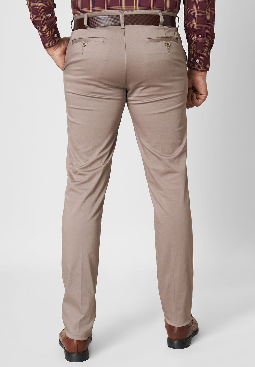 Narrow Fit Cotton Trouser - N38981 – Cottonking